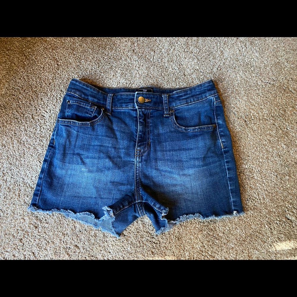 Gap High Rise Cutoff Jean shorts